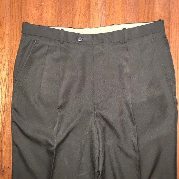 Bonellin Brown Two Piece Men’s Suit Sz 44R - Picture 12 of 14